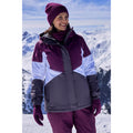 Purple - Front - Mountain Warehouse Womens-Ladies Moon II Ski Jacket