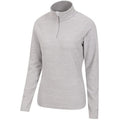 Charcoal - Side - Mountain Warehouse Womens-Ladies Snowdon Melange Fleece Top