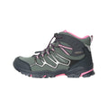 Green - Side - Mountain Warehouse Childrens-Kids Softshell Walking Boots