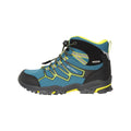 Turquoise - Side - Mountain Warehouse Childrens-Kids Softshell Walking Boots