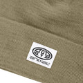 Khaki Green - Side - Animal Womens-Ladies Harley Recycled Beanie