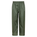 Khaki - Front - Mountain Warehouse Childrens-Kids Pakka II Waterproof Over Trousers