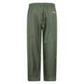 Khaki - Back - Mountain Warehouse Childrens-Kids Pakka II Waterproof Over Trousers