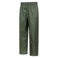 Khaki - Side - Mountain Warehouse Childrens-Kids Pakka II Waterproof Over Trousers