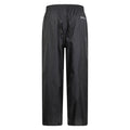 Black - Back - Mountain Warehouse Childrens-Kids Pakka II Waterproof Over Trousers