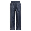 Navy - Front - Mountain Warehouse Childrens-Kids Pakka II Waterproof Over Trousers