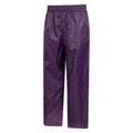 Purple - Side - Mountain Warehouse Childrens-Kids Pakka II Waterproof Over Trousers