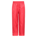 Red - Front - Mountain Warehouse Childrens-Kids Pakka II Waterproof Over Trousers