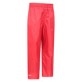 Red - Lifestyle - Mountain Warehouse Childrens-Kids Pakka II Waterproof Over Trousers