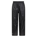 Black - Front - Mountain Warehouse Childrens-Kids Pakka II Waterproof Over Trousers