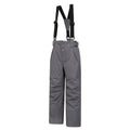 Dark Grey - Side - Mountain Warehouse Childrens-Kids Falcon Extreme Ski Trousers