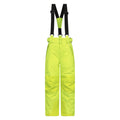 Lime - Front - Mountain Warehouse Childrens-Kids Falcon Extreme Ski Trousers