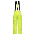 Lime - Back - Mountain Warehouse Childrens-Kids Falcon Extreme Ski Trousers