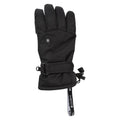 Black - Front - Mountain Warehouse Womens-Ladies Extreme Waterproof Ski Gloves