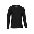 Black - Side - Mountain Warehouse Mens Talus V Neck Thermal Top