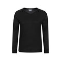 Black - Front - Mountain Warehouse Mens Talus V Neck Thermal Top