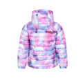 Dark Purple - Back - Mountain Warehouse Childrens-Kids Seasons Watercolour Padded Jacket