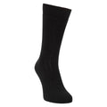 Jet Black - Front - Mountain Warehouse Mens Explorer Merino Wool Boot Socks