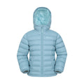 Pale Blue - Close up - Mountain Warehouse Childrens-Kids Seasons II Padded Jacket