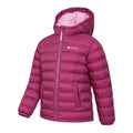 Dark Pink - Side - Mountain Warehouse Childrens-Kids Seasons II Padded Jacket