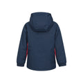 Dark Blue - Back - Mountain Warehouse Childrens-Kids Ski Jacket & Trousers Set