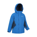 Blue - Side - Mountain Warehouse Childrens-Kids Ski Jacket & Trousers Set