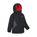 Red - Side - Mountain Warehouse Childrens-Kids Ski Jacket & Trousers Set