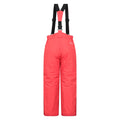 Red - Close up - Mountain Warehouse Childrens-Kids Ski Jacket & Trousers Set