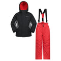 Lilac - Front - Mountain Warehouse Childrens-Kids Ski Jacket & Trousers Set