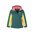 Forest Khaki - Pack Shot - Mountain Warehouse Childrens-Kids Honey Ski Jacket