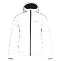 Grey - Pack Shot - Mountain Warehouse Womens-Ladies Seasons Reflective Padded Jacket