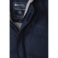 Navy - Close up - Mountain Warehouse Childrens-Kids Frosty Padded Snowsuit