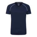 Navy - Front - Mountain Warehouse Mens Endurance Breathable T-Shirt
