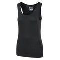 Black - Side - Mountain Warehouse Womens-Ladies Keep The Heat Thermal Vest Top