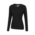 Black - Close up - Mountain Warehouse Womens-Ladies Talus Base Layer Set