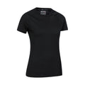 Black - Side - Mountain Warehouse Womens-Ladies Summit Merino Wool Thermal Top