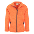 Bright Orange - Lifestyle - Mountain Warehouse Childrens-Kids Snowdonia Fleece Jacket