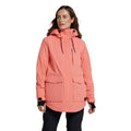 Coral - Side - Animal Womens-Ladies Tignes Ski Jacket