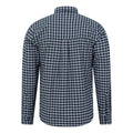 Dark Blue - Back - Mountain Warehouse Mens Driftwood Checked Organic Shirt