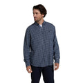 Dark Blue - Lifestyle - Mountain Warehouse Mens Driftwood Checked Organic Shirt