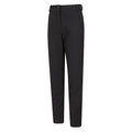 Black - Side - Mountain Warehouse Womens-Ladies Sierra II Softshell RECCO Ski Trousers