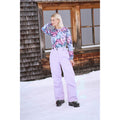 Lilac - Front - Animal Womens-Ladies Glaze Ski Trousers