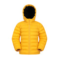 Yellow - Front - Mountain Warehouse Childrens-Kids Seasons Faux Fur Lined Padded Jacket