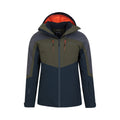 Khaki Green - Pack Shot - Mountain Warehouse Mens Anton Waterproof Ski Jacket