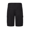 Black - Back - Mountain Warehouse Mens Lakeside Cargo Shorts