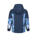 Navy - Back - Mountain Warehouse Childrens-Kids Himalayan Abstract Ski Jacket