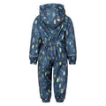 Midnight - Back - Mountain Warehouse Childrens-Kids Spright Trees Waterproof Rain Suit