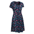 Navy - Side - Mountain Warehouse Womens-Ladies Orchid Floral UV Protection Dress