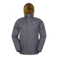 Grey - Front - Mountain Warehouse Mens Torrent Waterproof Jacket