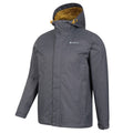 Grey - Side - Mountain Warehouse Mens Torrent Waterproof Jacket